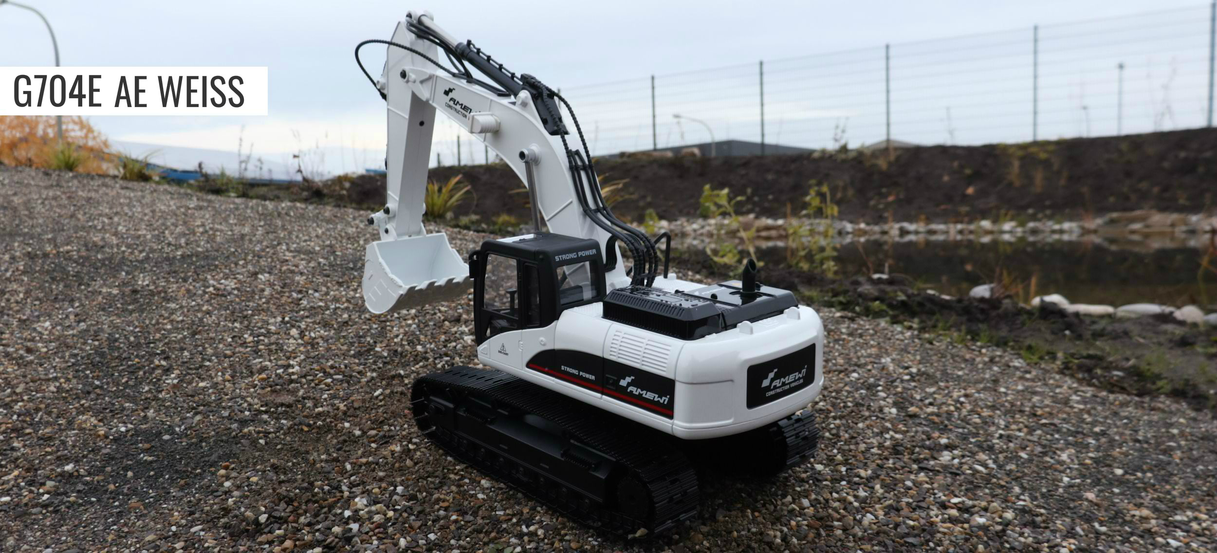 Bagger G704E AE weiss