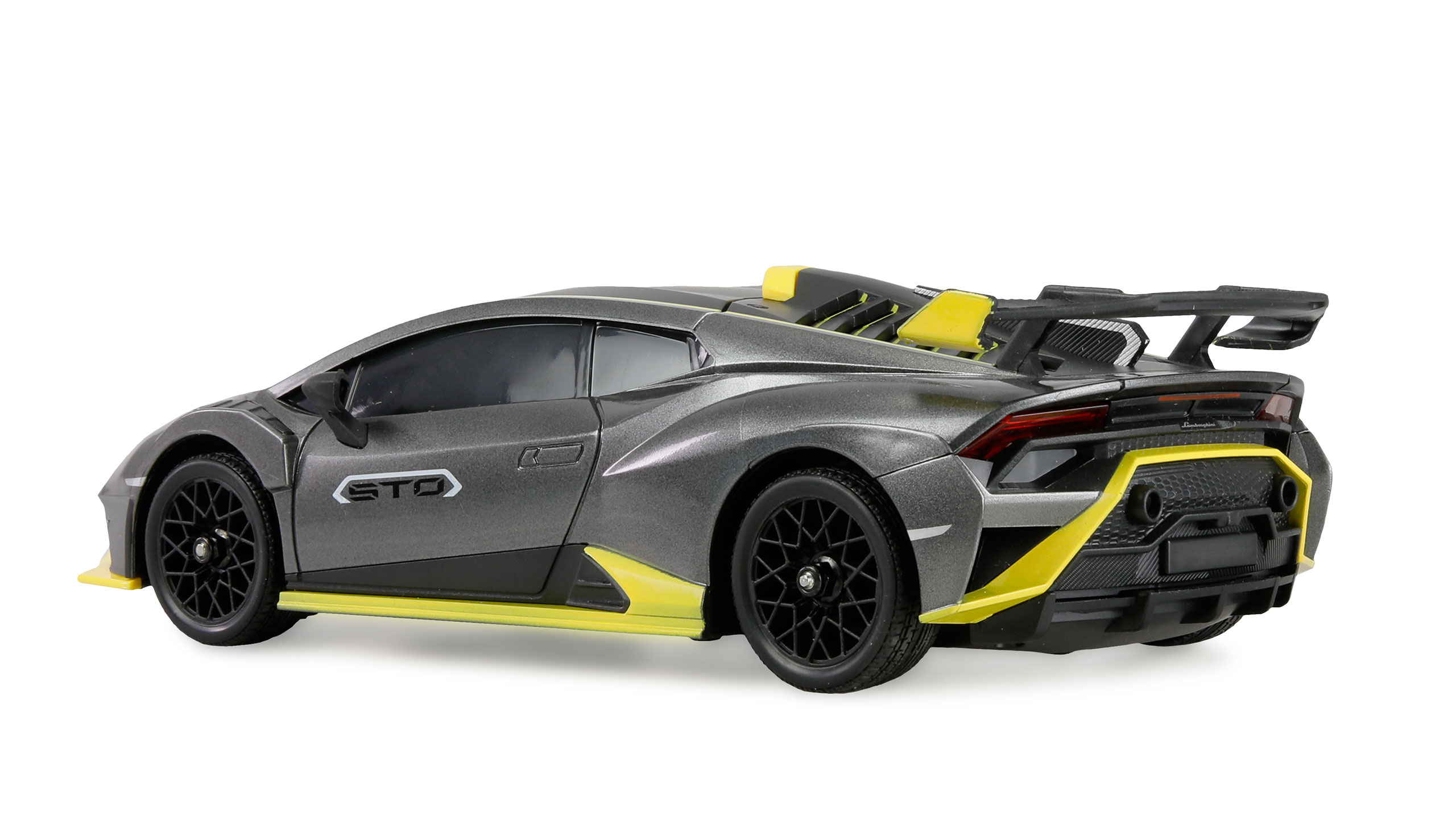 Amewi Lamborghini Huracan STO Drift Car 1:18 RTR Bianca: Auto Telecomandata Da Drift Con Luci LED, Pronta All'uso! Include Due Set Di Pneumatici E Batteria. Perfetta Per Principianti E Esperti!
