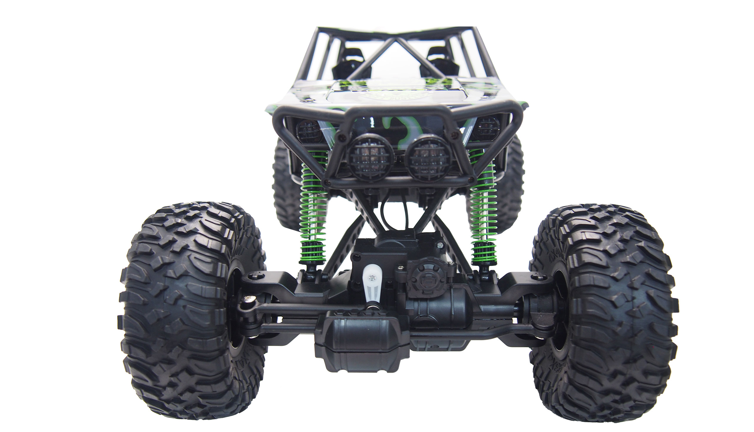 Voiture Télécommandée Amewi Crazy Crawler Green 1:10 4WD RTR - Rock Crawler Prêt à Rouler