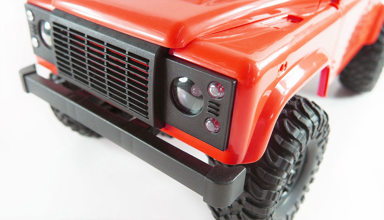 RMT MODELS Toyota Land Cruiser RC 1:12 – 4WD Crawler Pick-up, 2.4GHz 100m, LED, Li-Ion 500mAh, RTR Beige