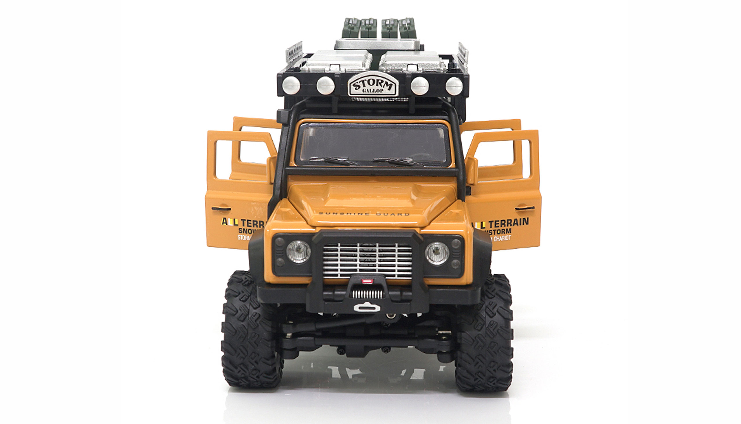 Amewi D90X28 Metal Scale Crawler 4WD 1:28 RTR Yellow