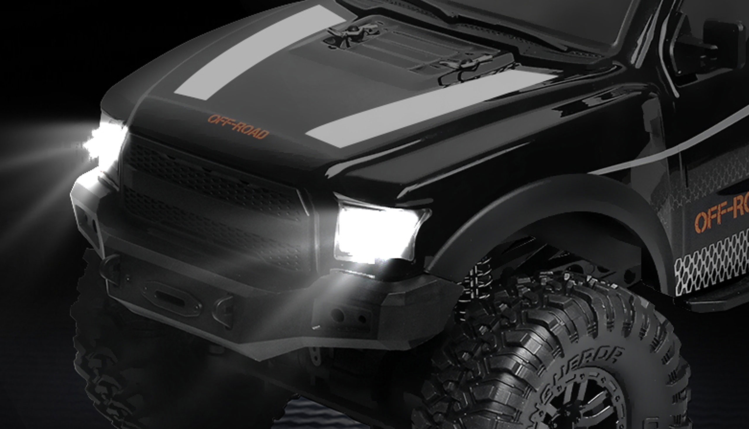 Dirt Climbing PickUp Crawler 4WD 110 RTR schwarz