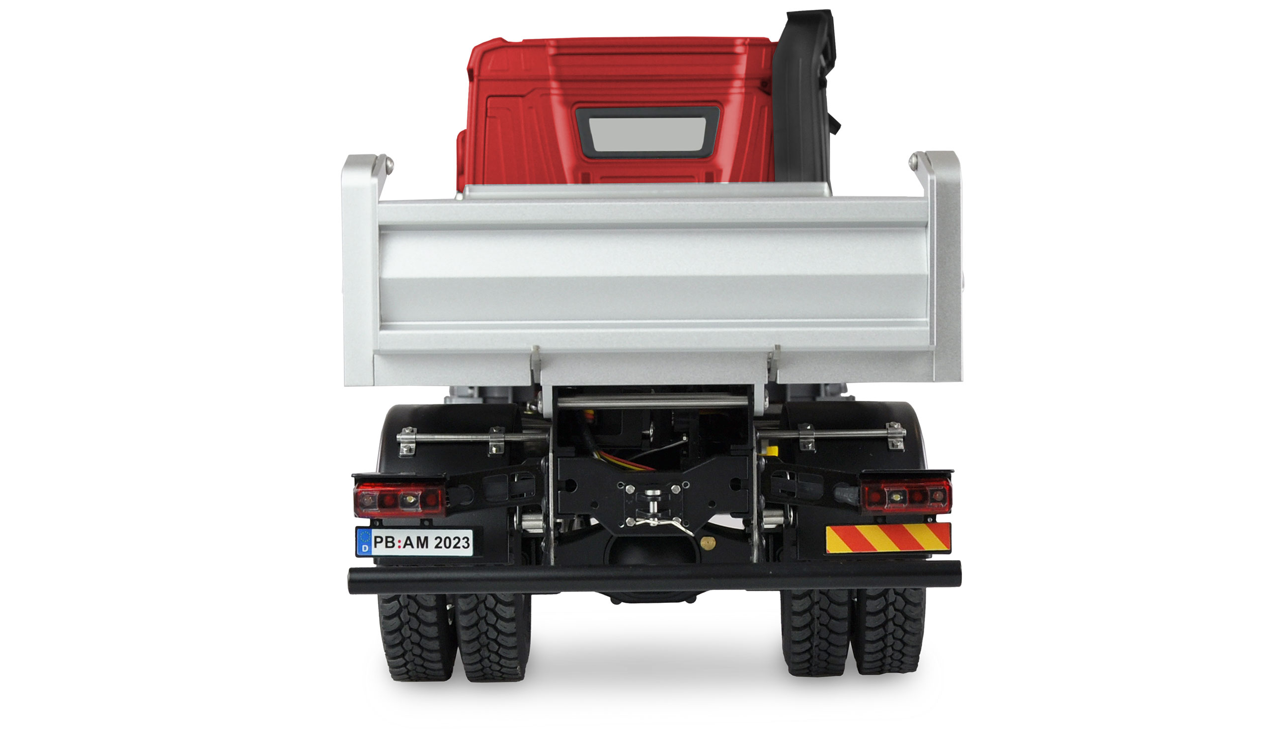 Jamara RC-LKW Mercedes-Benz Arocs Metal Meiller 1:20, 2,4 GHz, Mit LED Licht Und Rückfahrwarnsound, 4 Radantrieb Mit Profilierten Gummireifen