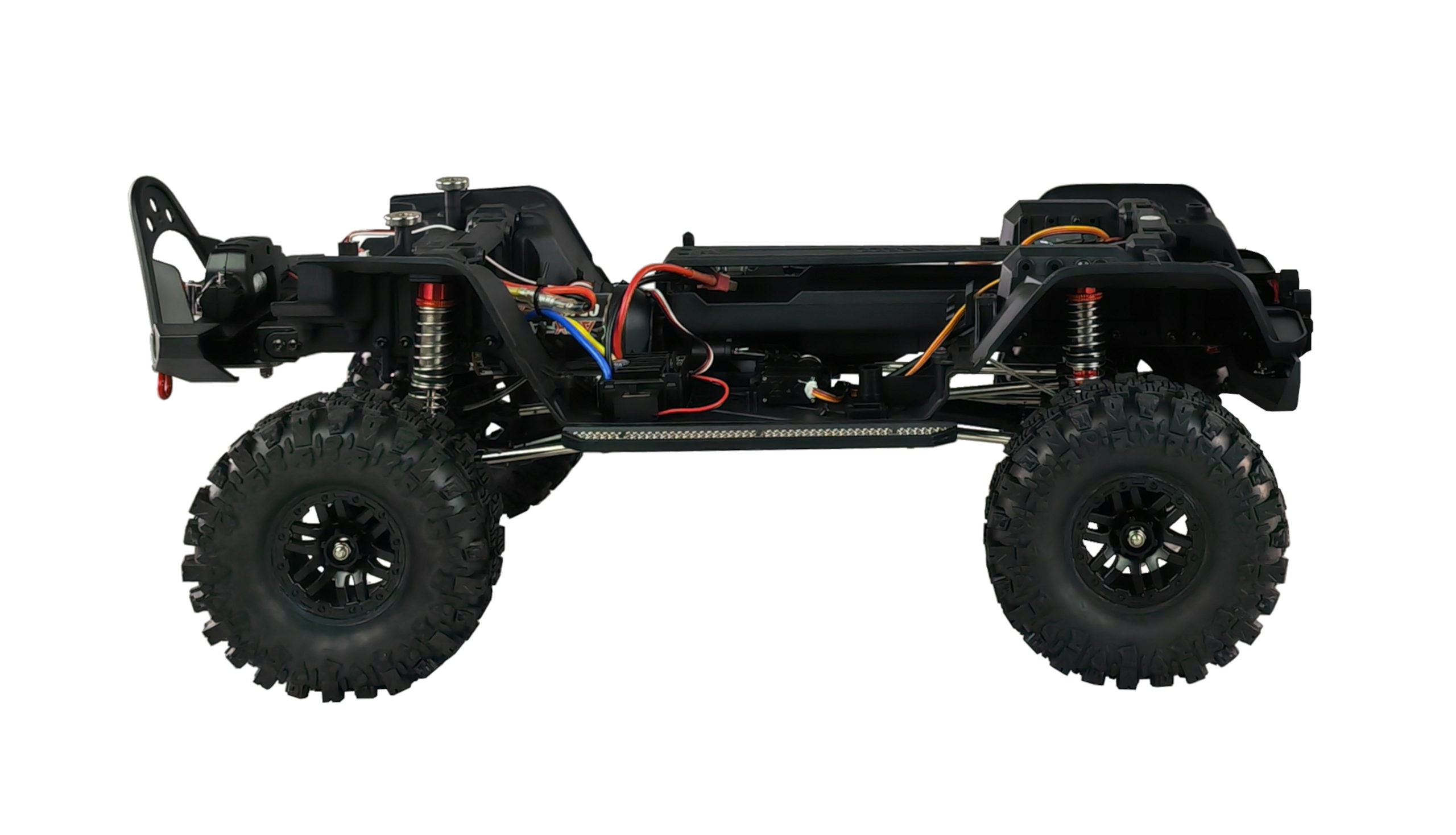 Coche Crawler AMEWI AMXRock Mini Crosstrail 1:16 4WD RTR – Tracción Total, Luces LED, Chasis Con Liberación Rápida, A Prueba De Salpicaduras IPX4