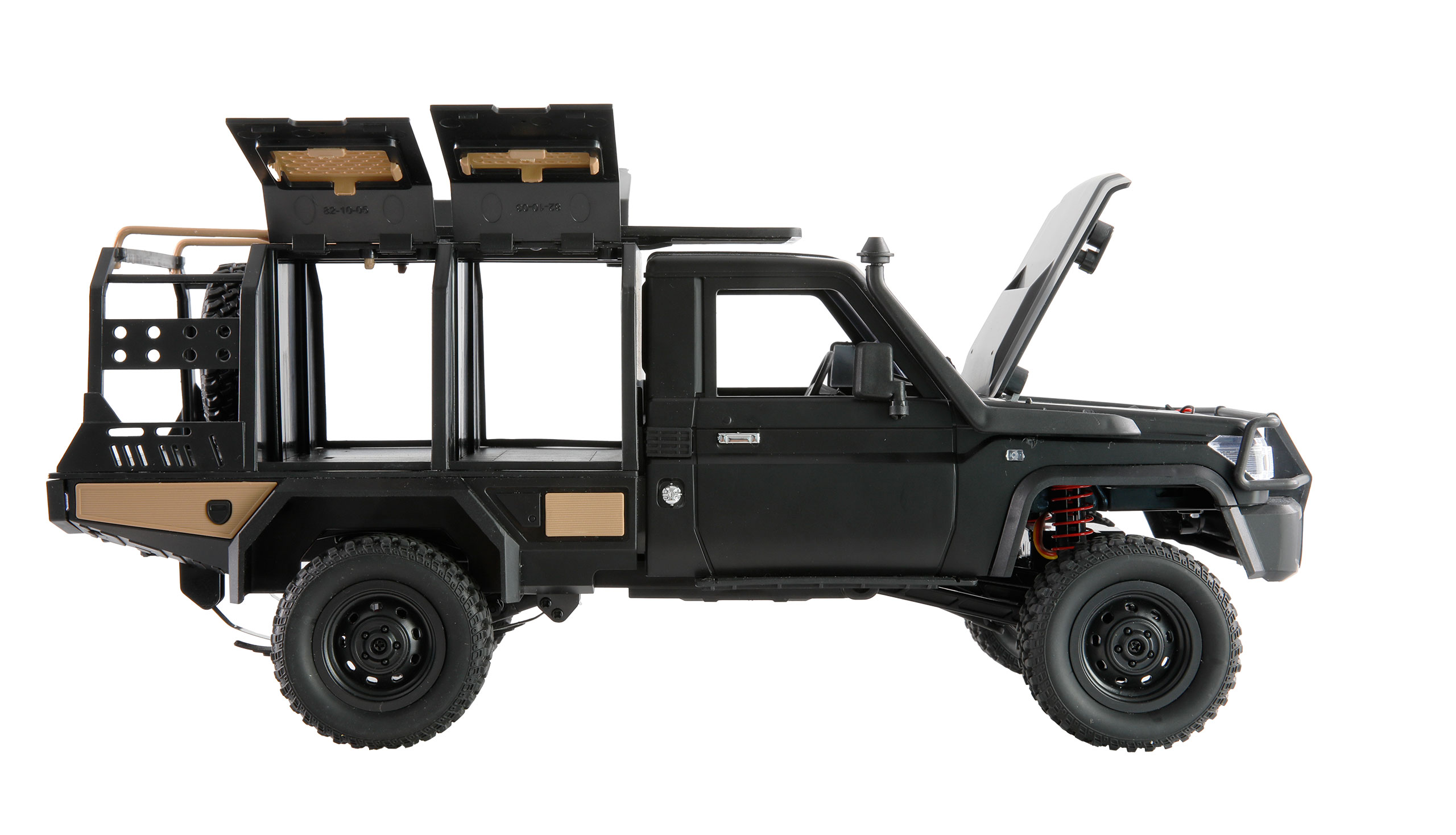 Amewi Jeep Willys MB Scale Crawler 4WD 1:14 RTR grün (RTR Prêt à fonctionner