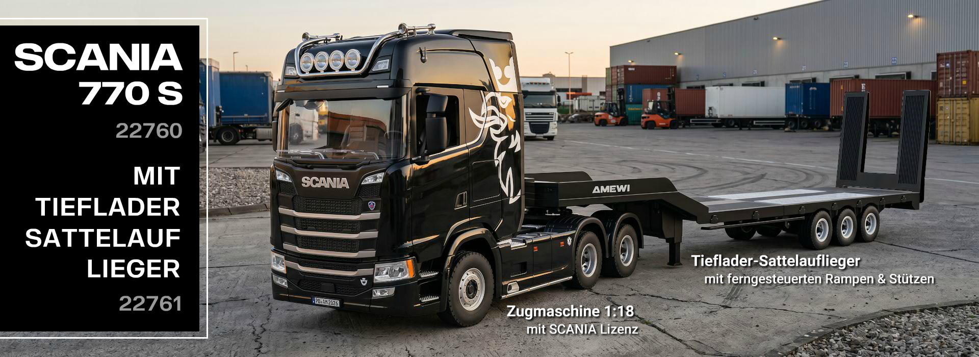 Scania schwarz