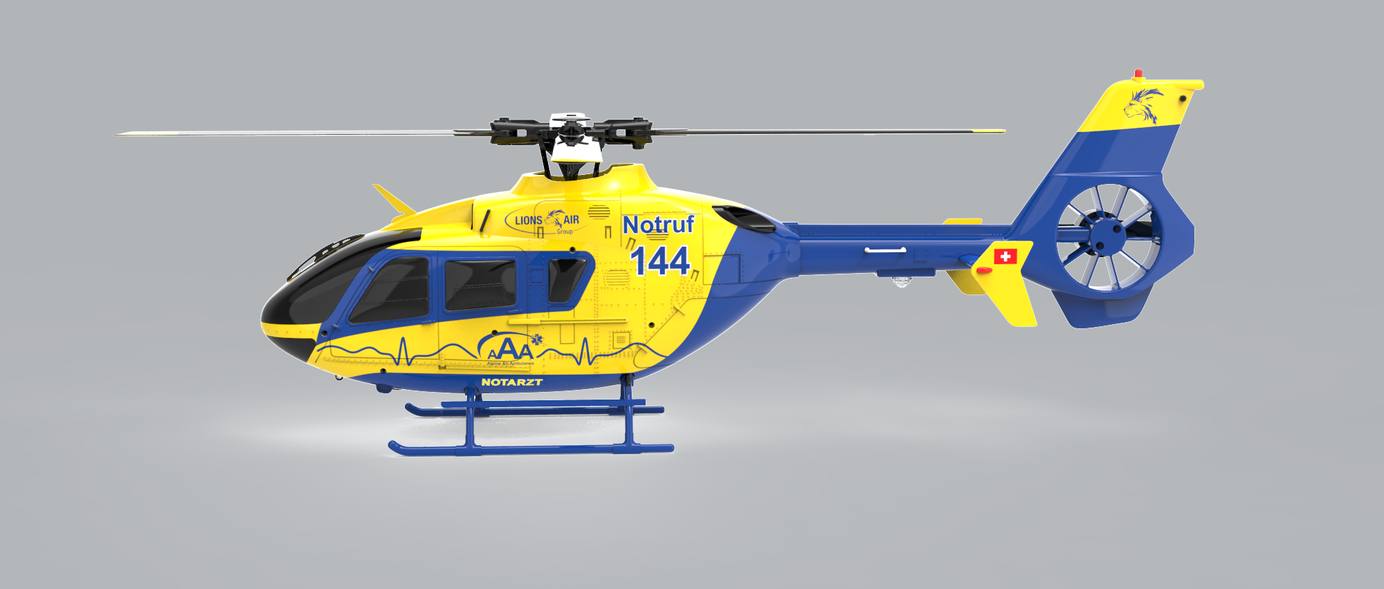 Amewi AAA EC135 Helicopter Canopy